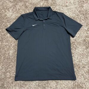 Nike dark gray polo shirt men’s large